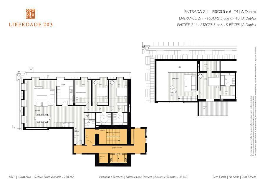 4 Bedroom Duplex in Liberdade 203, Avenida da Liberdade, Lisboa
