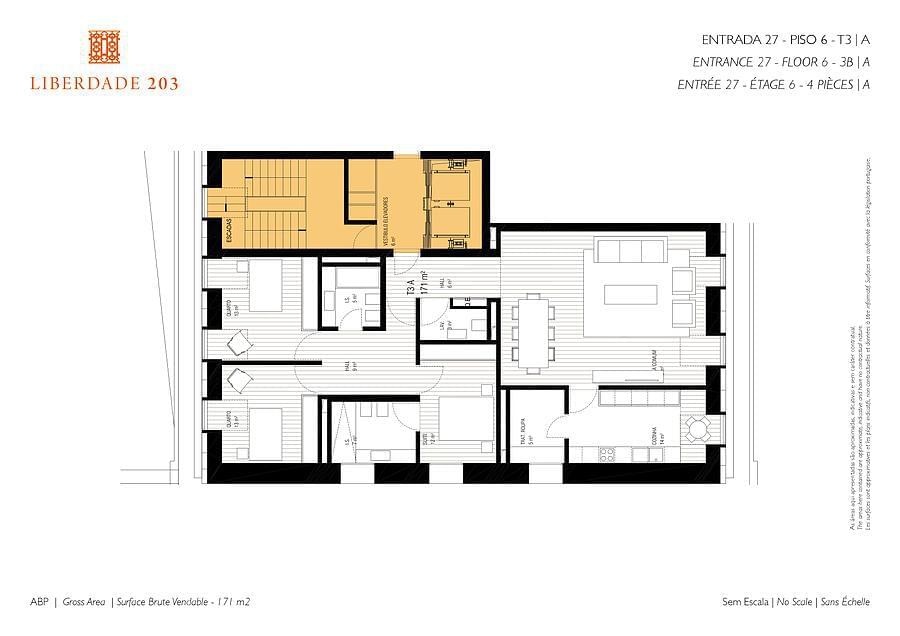 3 Bedroom Apartment in Liberdade 203, Avenida da Liberdade, Lisboa