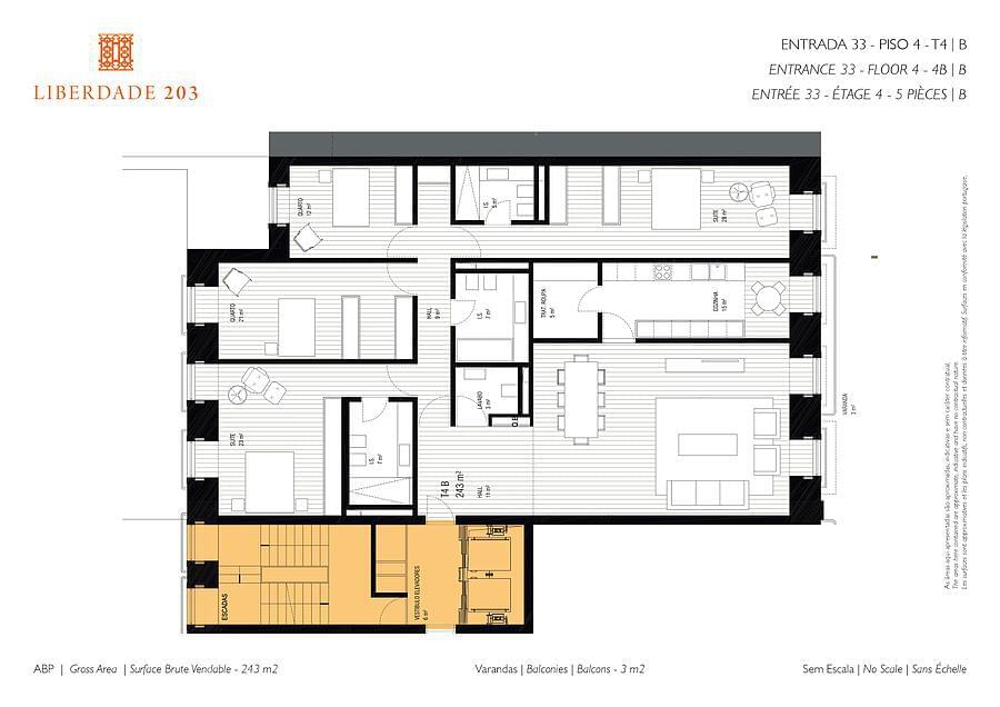 4 Bedroom Apartment in Liberdade 203, Avenida da Liberdade, Lisboa