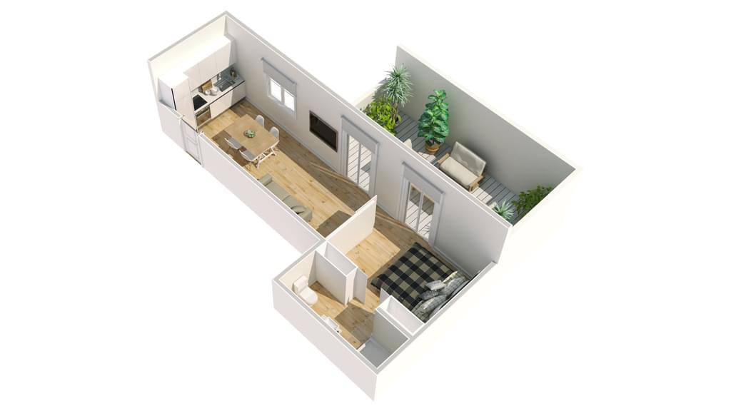 Studio Apartment in Chiado Flats, Chiado, Lisboa