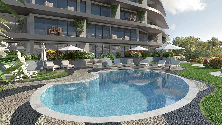 Apartamento T1 com piscina em condomínio fechado