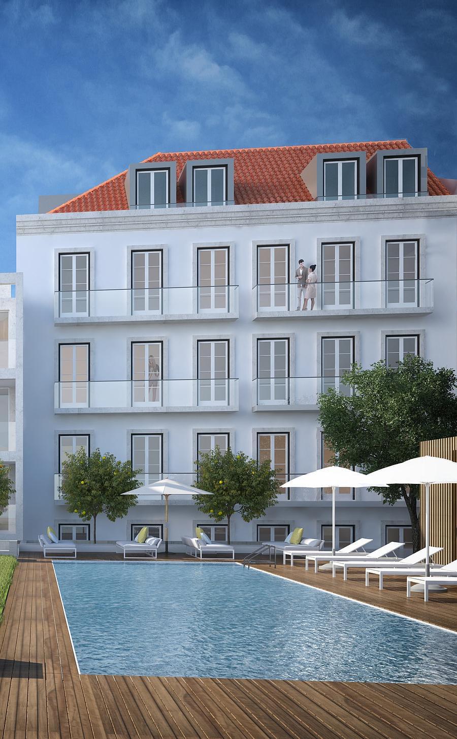 2 Bedroom Duplex in Amouraria, Graça, Lisboa