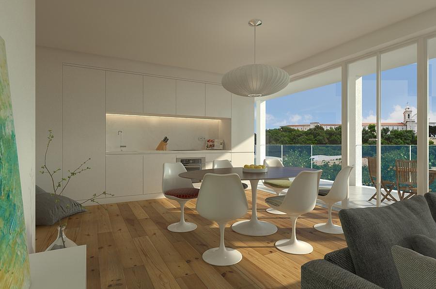 2 Bedroom Duplex in Amouraria, Graça, Lisboa