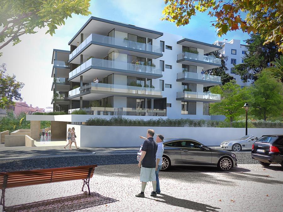 3 bedroom apartment with a swimming pool in gated community