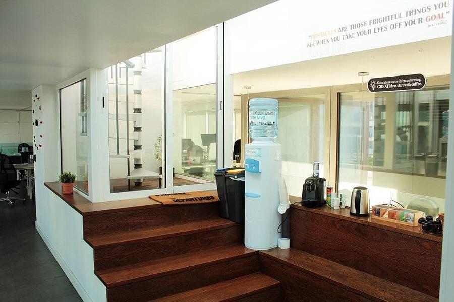 Office with parking