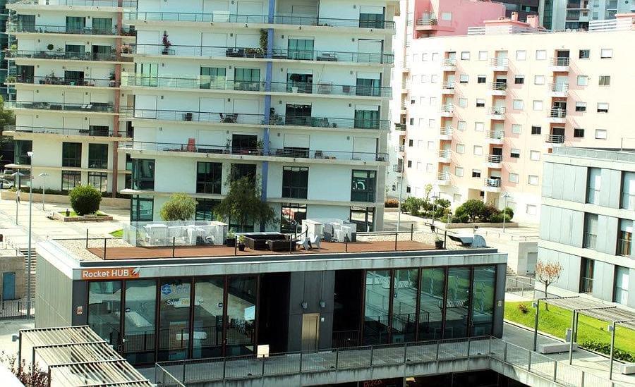 Office with parking