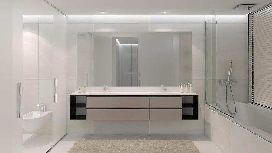 3 bedroom apartment with a swimming pool in gated community