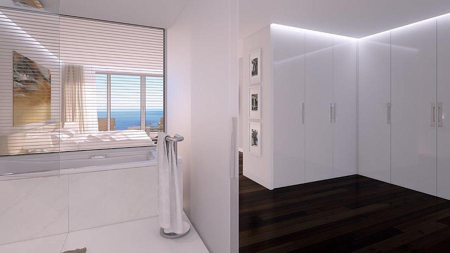 3 bedroom apartment with a swimming pool in gated community