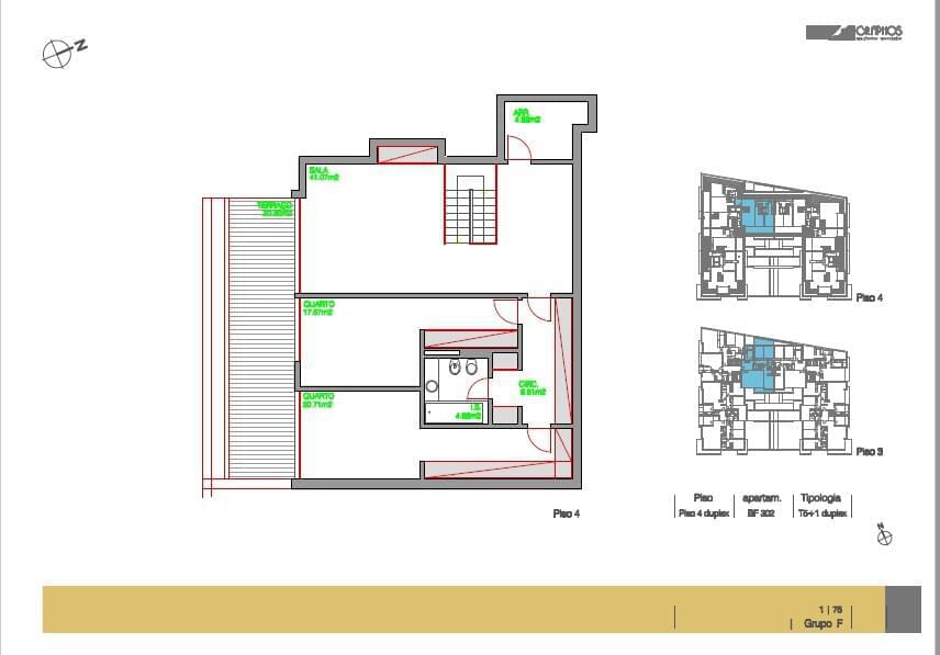 5 bedroom duplex with a swimming pool in gated community