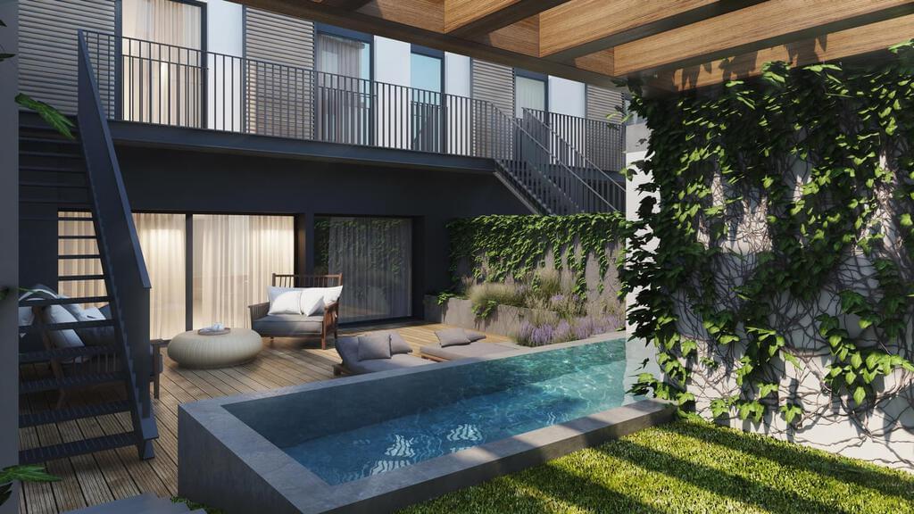 Apartamento T3 duplex com piscina