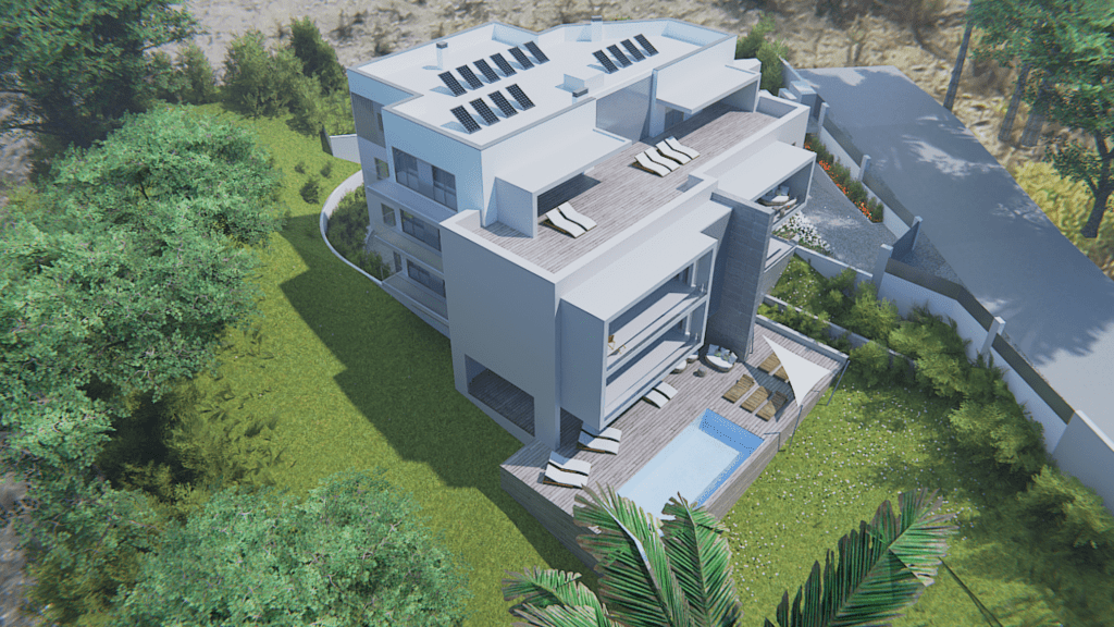 Appartement T3 avec piscine dans un condominium fermé