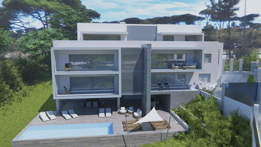 Appartement T3 avec piscine dans un condominium fermé