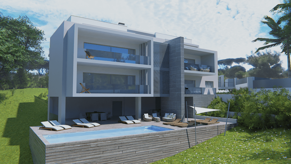 Appartement T3 avec piscine dans un condominium fermé