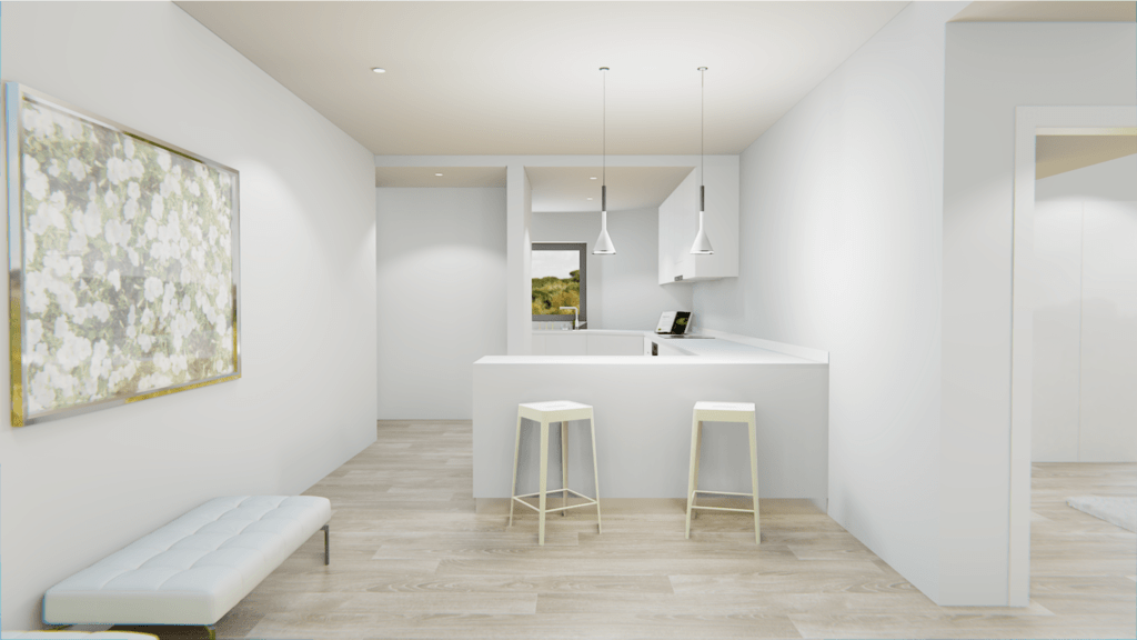 Appartement T3 avec piscine dans un condominium fermé