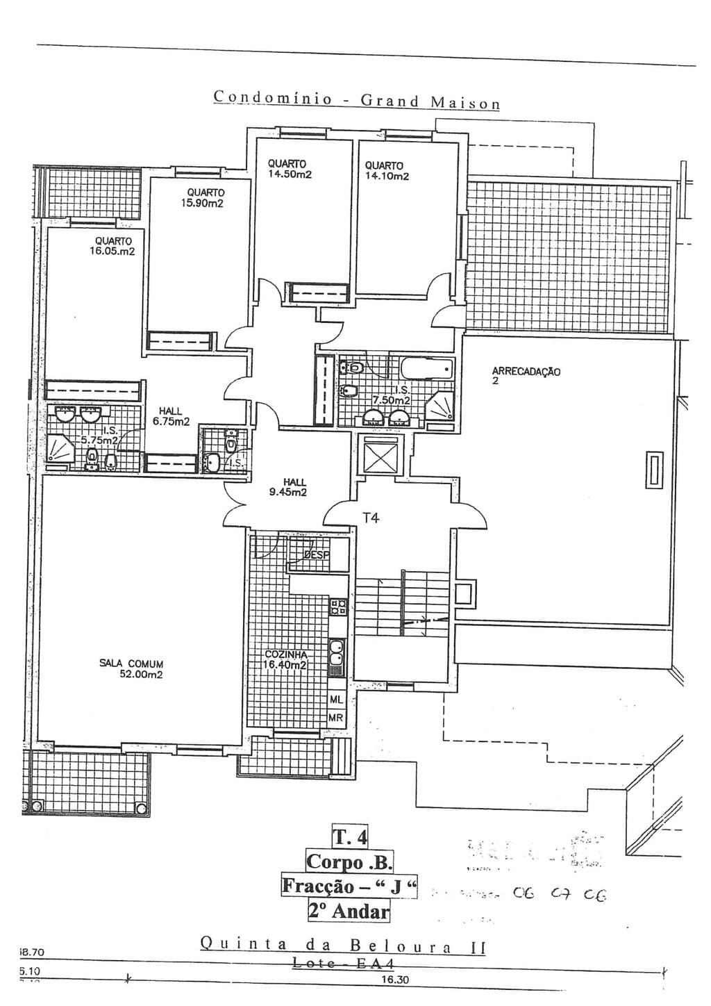 Appartement T4 avec piscine dans un condominium fermé