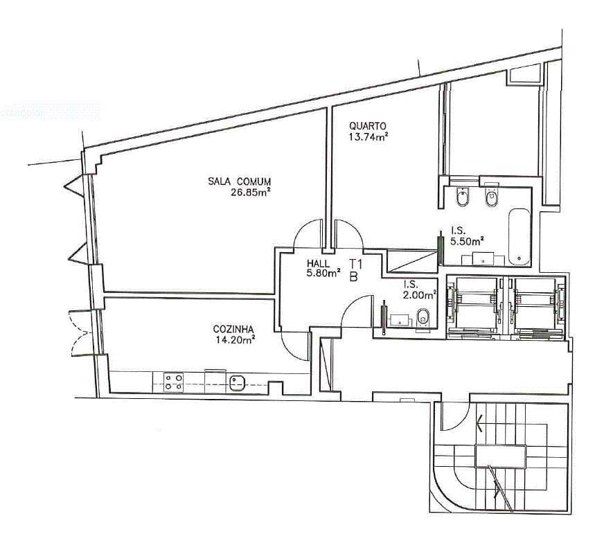 PF24260, Apartamento T1, Lisboa