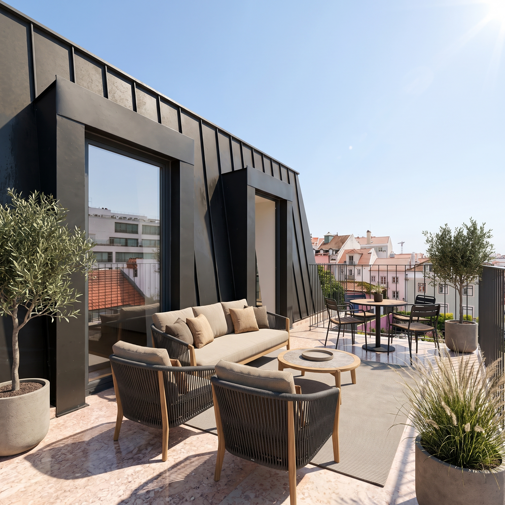 2 Bedroom Duplex in Aura, Santo António, Lisboa