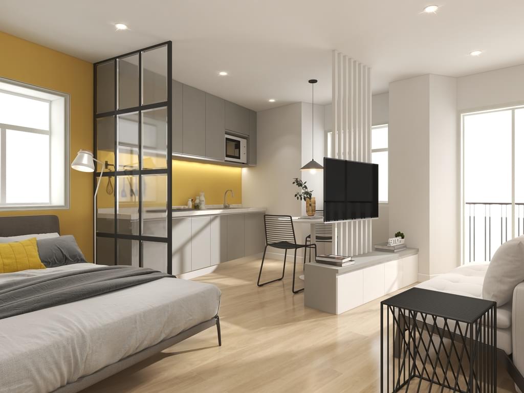 Studio Apartment in Freitas, Castelo, Lisboa