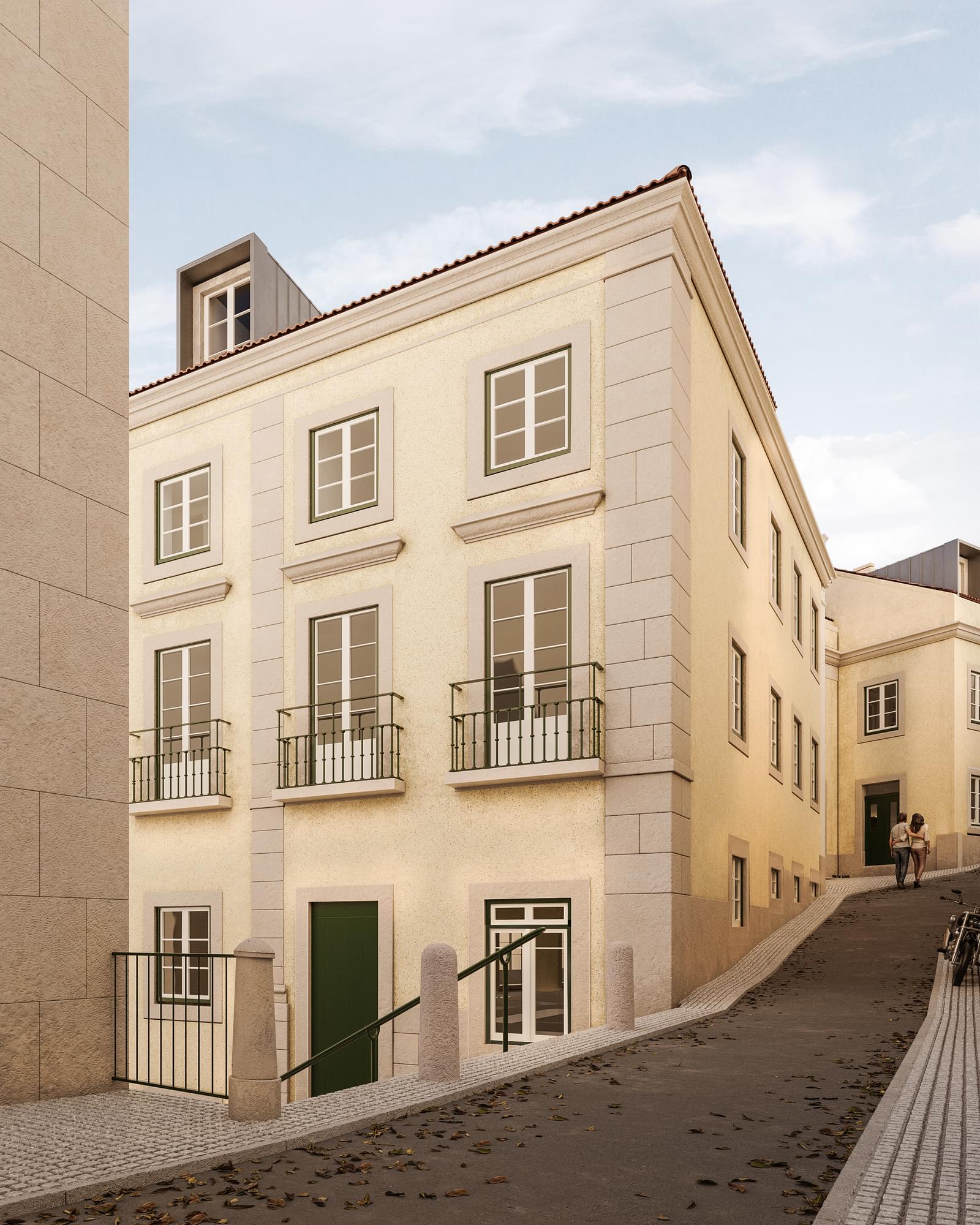 Duplex T1 no ROCIO | Salema Courtyard, Rossio, Lisboa - Imagem 14