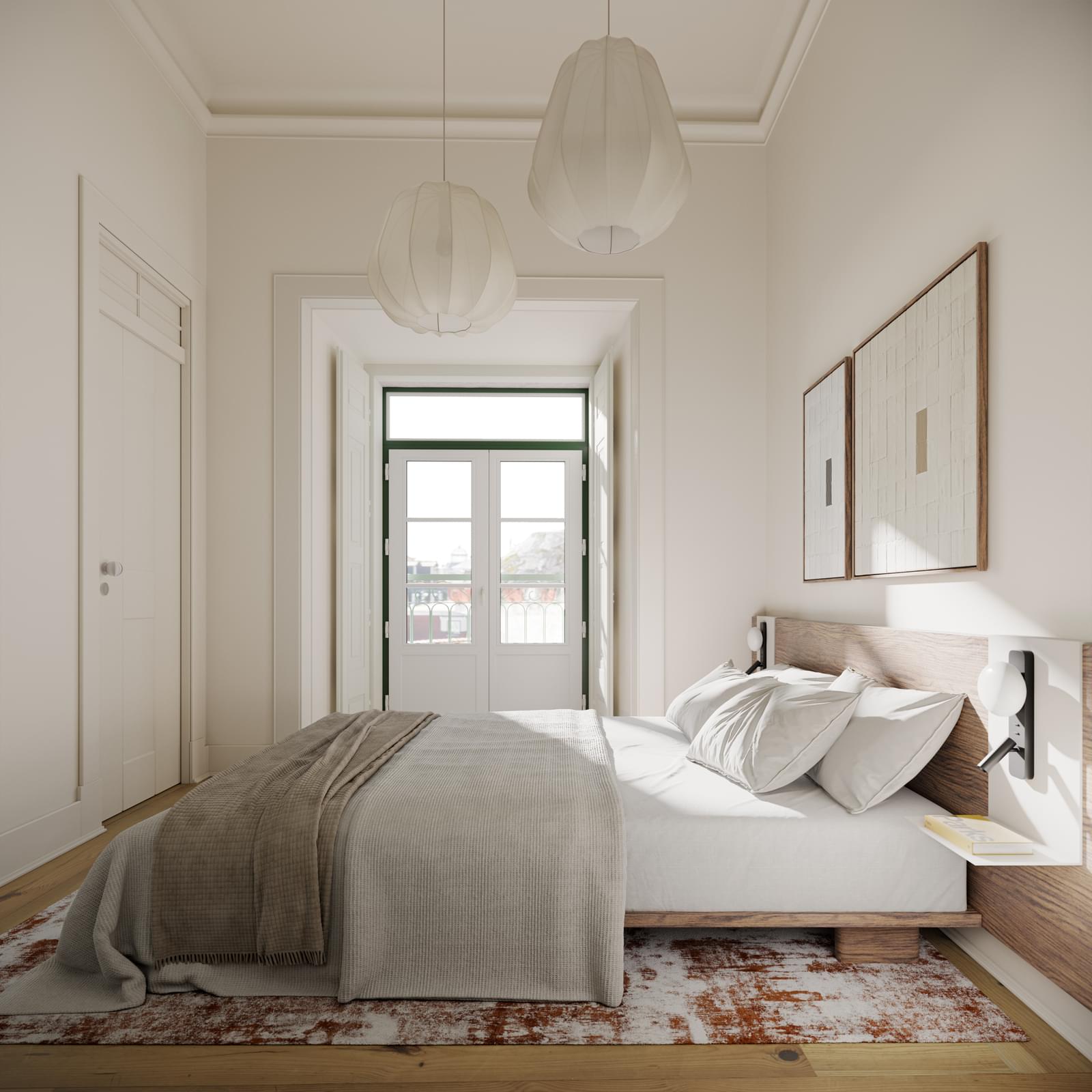 Duplex T1 no ROCIO | Salema Courtyard, Rossio, Lisboa - Imagem 9