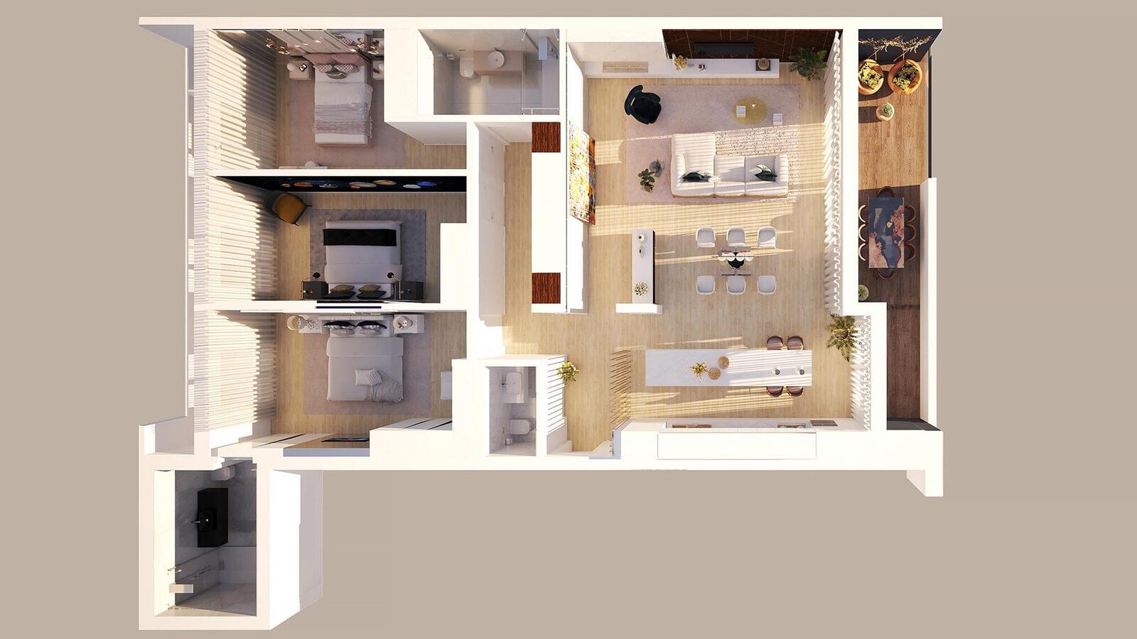 Apartamento T3 com vista, Montijo - Imagem 19