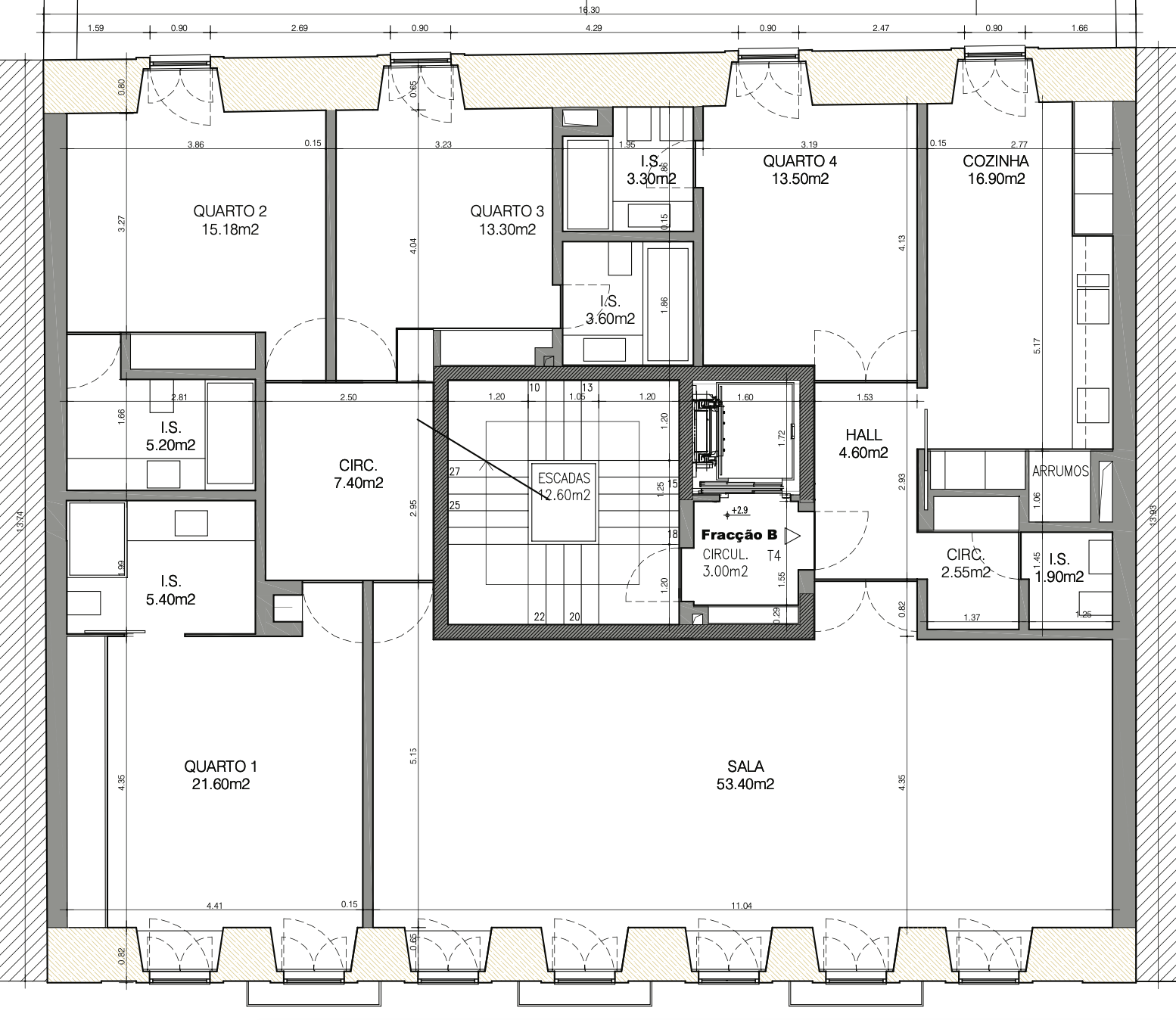 Apartamento T4 com estacionamento, Lapa, Lisboa - Imagem 28