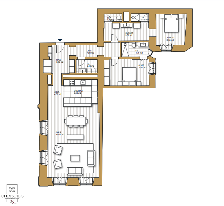 Apartamento T2 novo, Chiado, Lisboa - Imagem 37