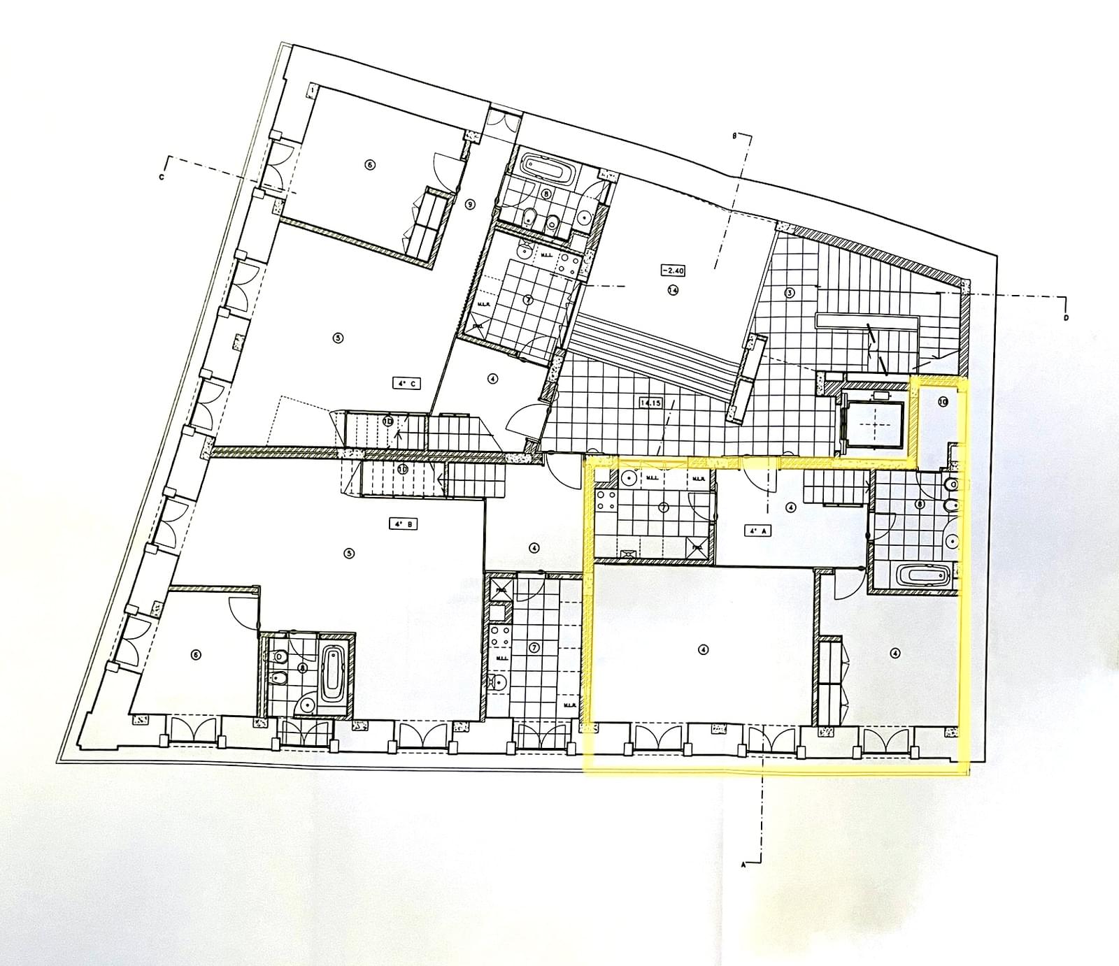 Duplex T3 com vista, Chiado, Lisboa - Imagem 24