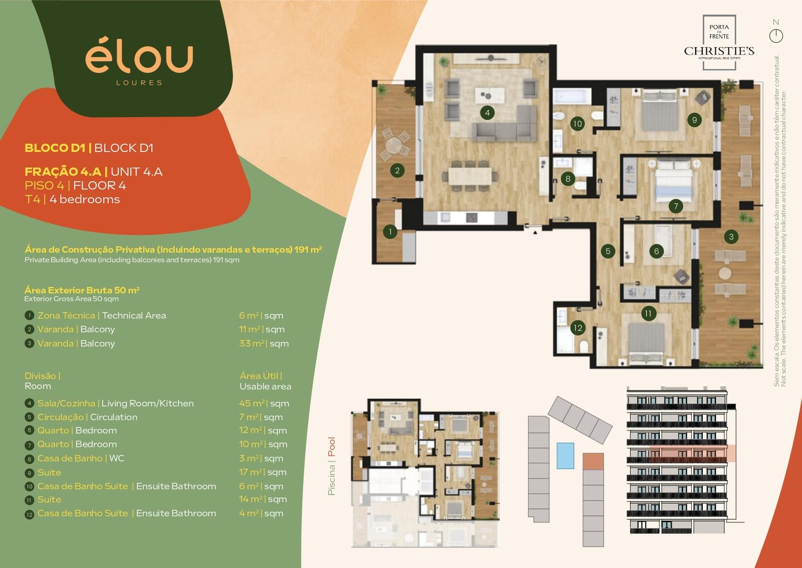 Apartamento T4 com piscina, Loures - Imagem 12