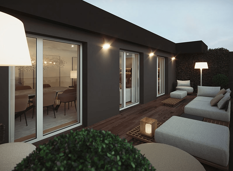 Duplex T4 com vista, Montijo - Imagem 1