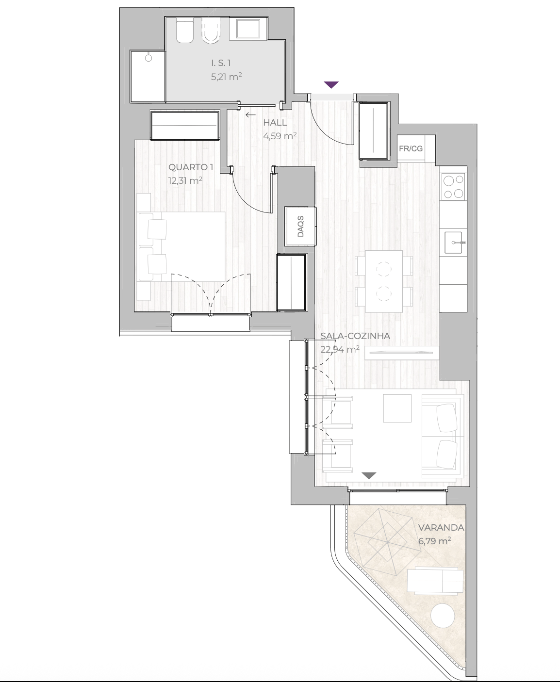 Apartamento T1 com piscina, Parque das Nações, Lisboa - Imagem 22