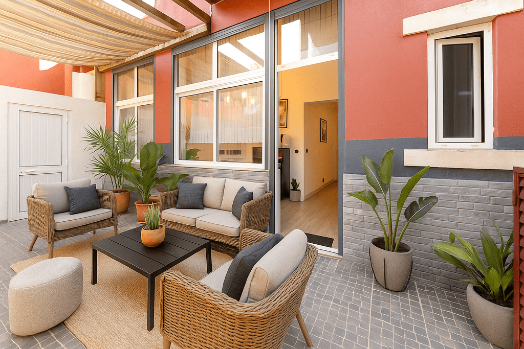 Studio Apartment with a terrace, Gulbenkian, Lisboa 1366759131