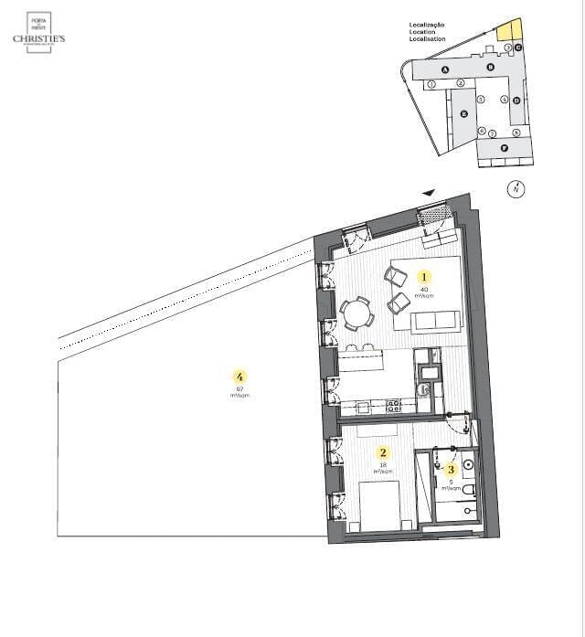 Apartamento T1 com jardim, Estrela, Lisboa - Imagem 52