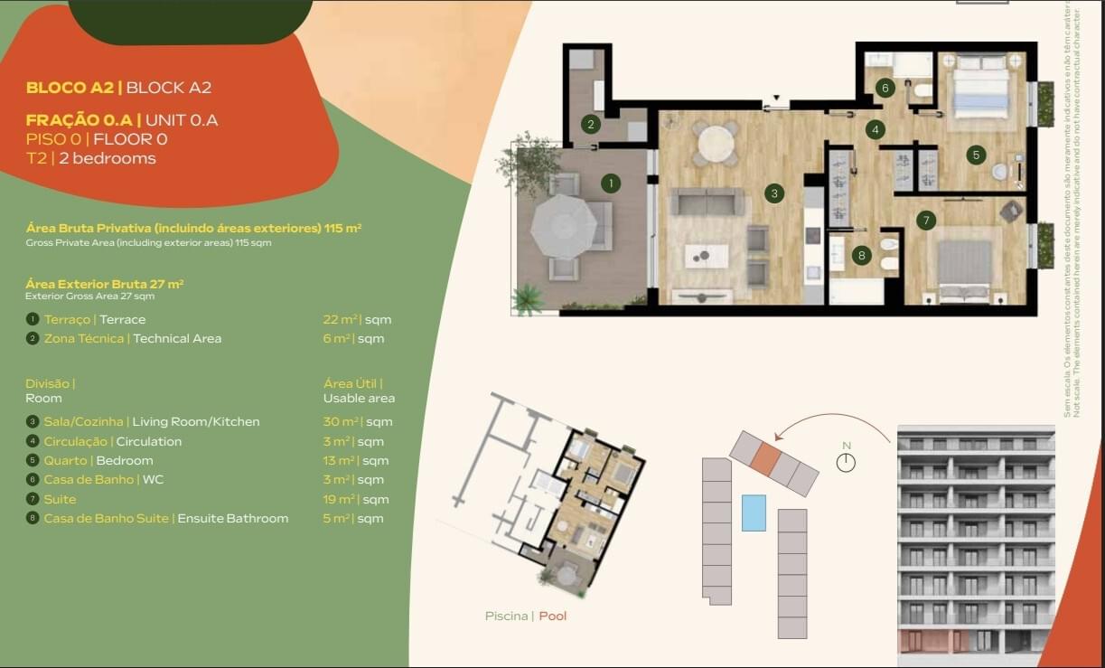 Apartamento T2 com piscina, Loures - Imagem 2