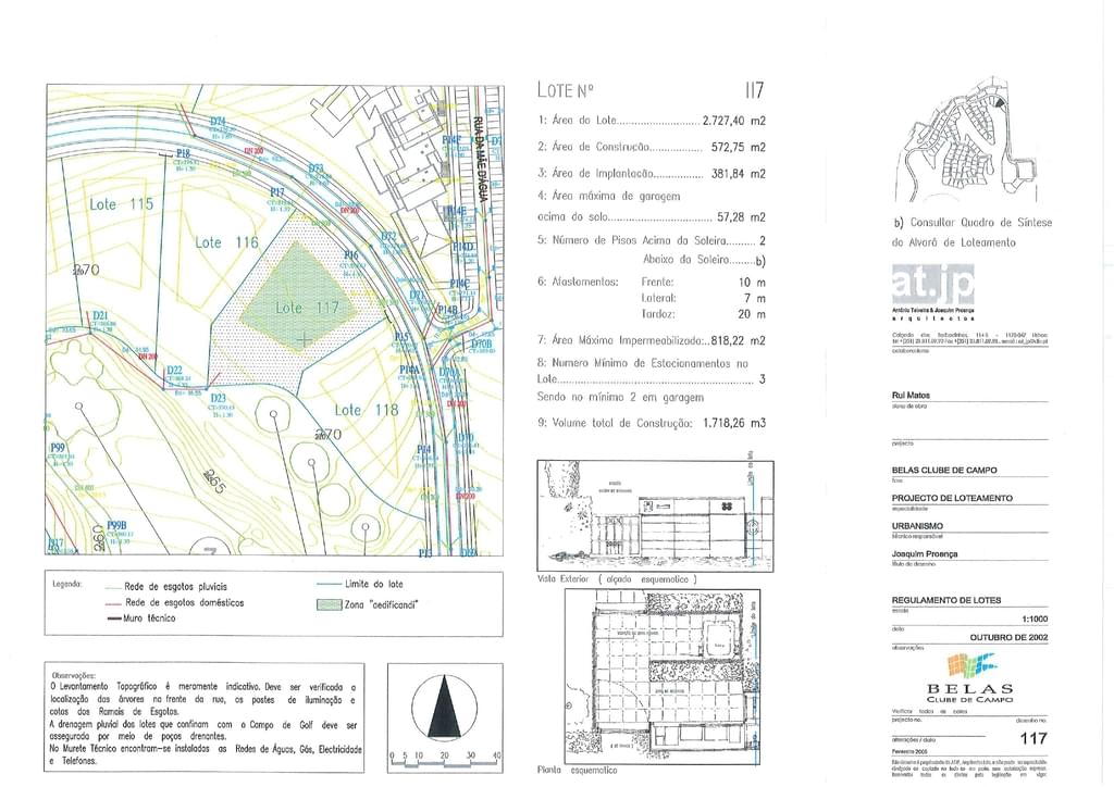 Plot 2727 m2, Belas Clube de Campo, Sintra 317002905
