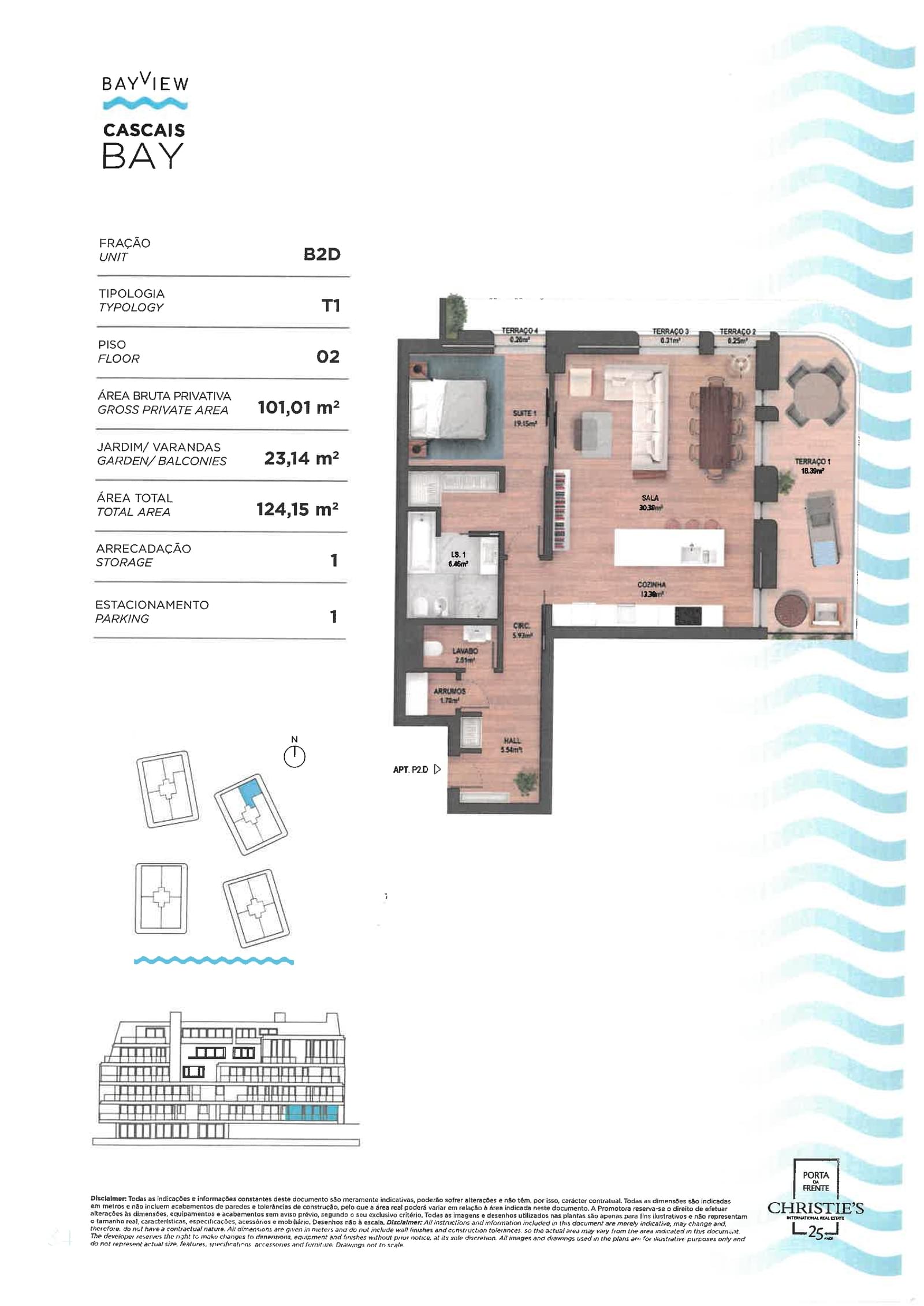 Apartamento T1 com piscina, Cascais - Imagem 3