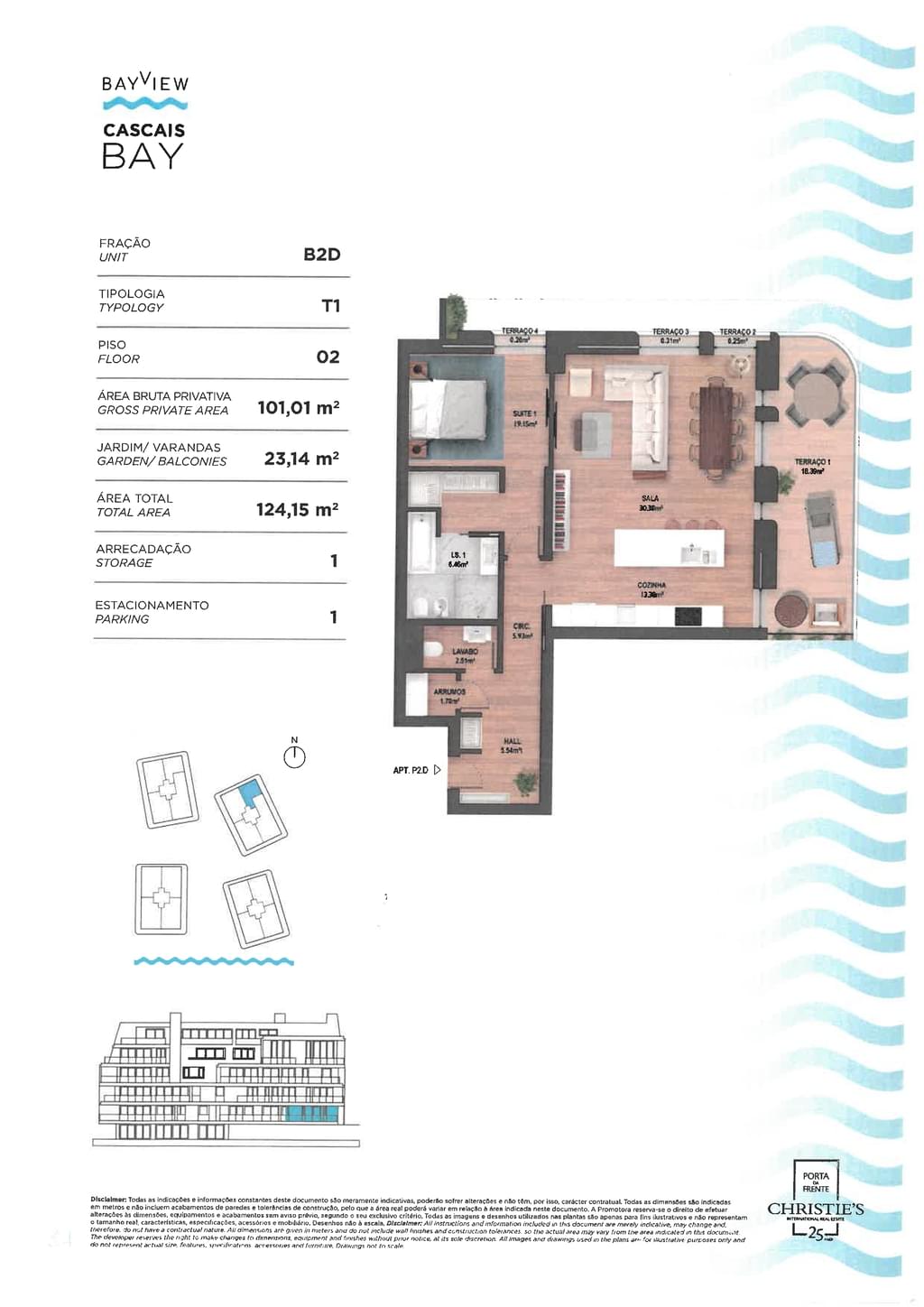 1 Bedroom Apartment with swimming pool, Cascais 488624696