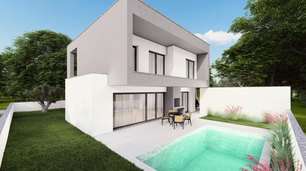 3 Bedroom Detached house with swimming pool, Aroeira, Almada 783918238