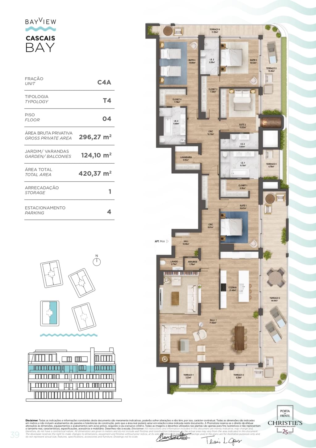 4 Bedroom Apartment with swimming pool, Centro Cascais, Cascais 4266867807