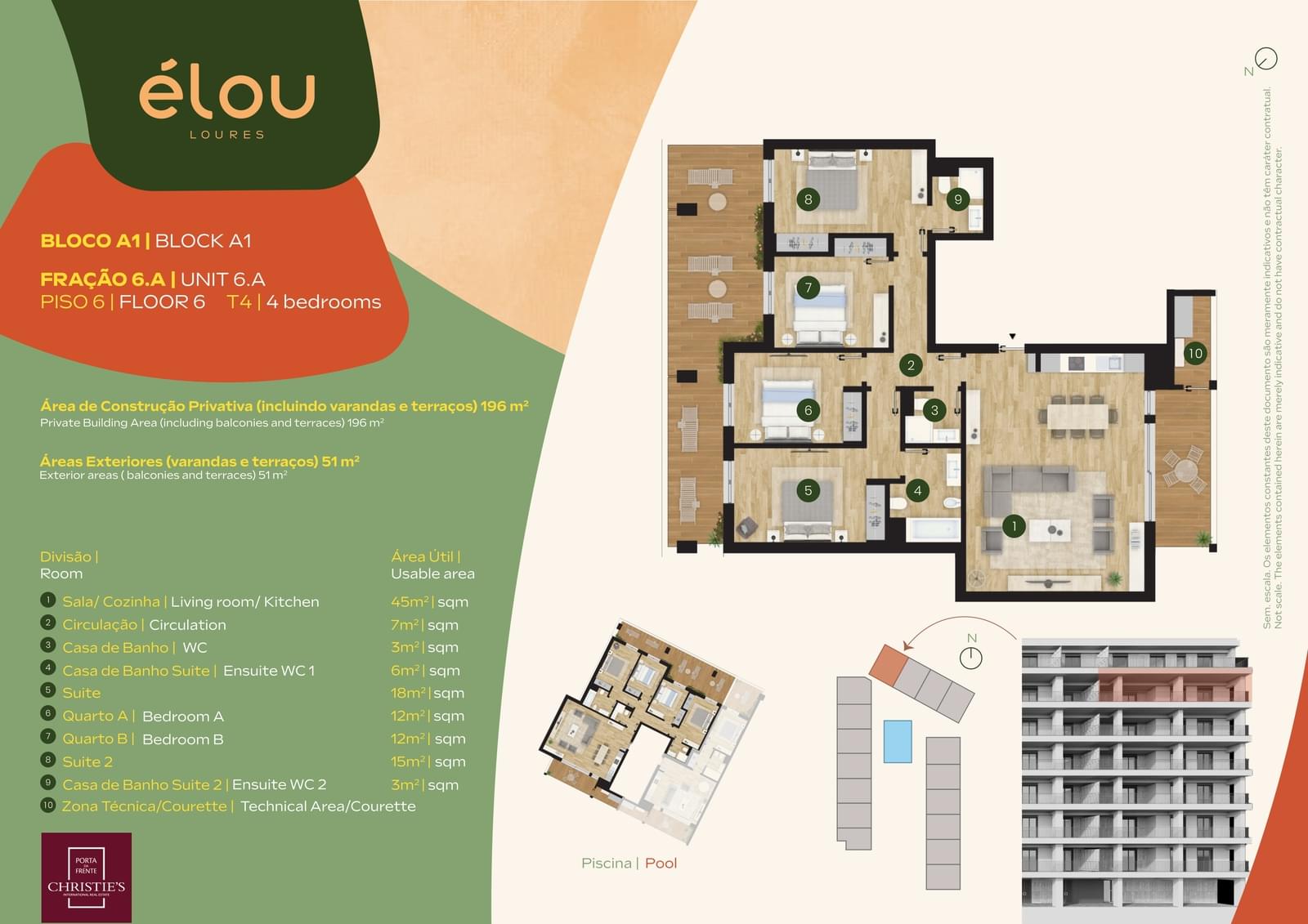 Apartamento T4 com piscina, Loures - Imagem 5