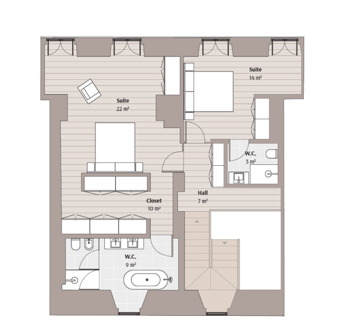 Apartamento T3 com jardim, Campo Mártires da Pátria, Lisboa - Imagem 33