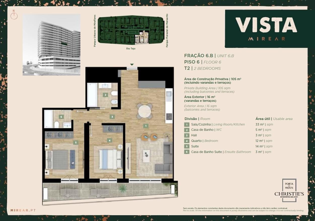 Apartamento T2 com piscina, Miraflores, Oeiras - Imagem 1