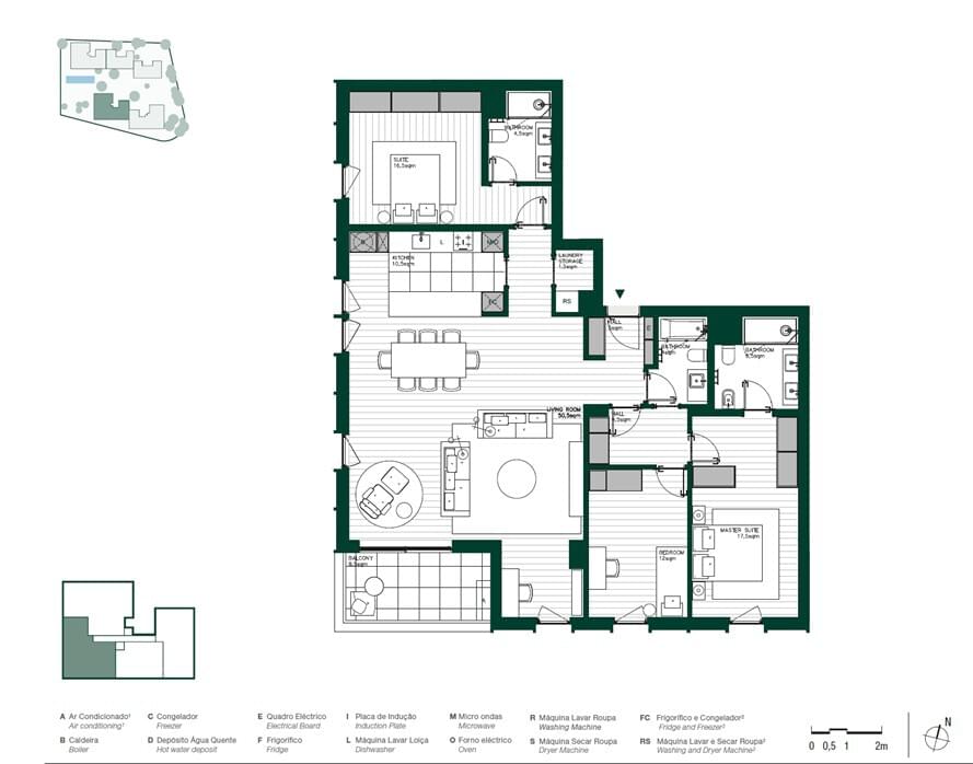 Apartamento T3 com piscina, Carnaxide, Oeiras - Imagem 34
