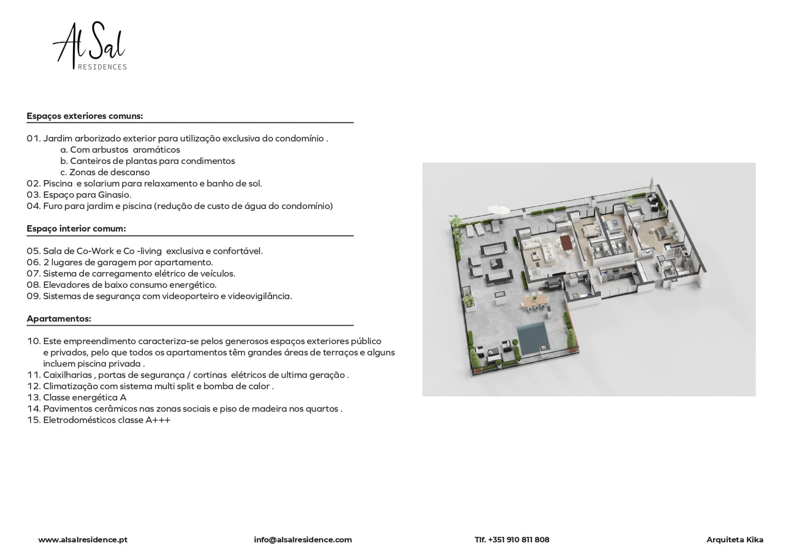 Penthouse T3 com piscina, Alcochete - Imagem 21