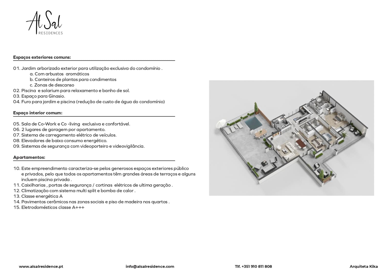 Penthouse T3 com piscina, Alcochete - Imagem 21