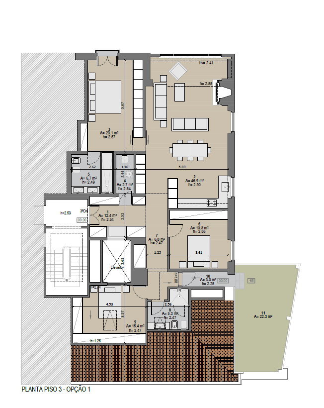 Apartamento T3 com vista, Lapa, Lisboa - Imagem 15