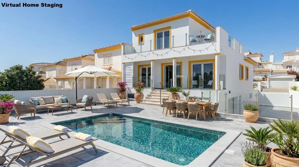 3 Bedroom Semi-detached house with swimming pool, Albufeira 412628815