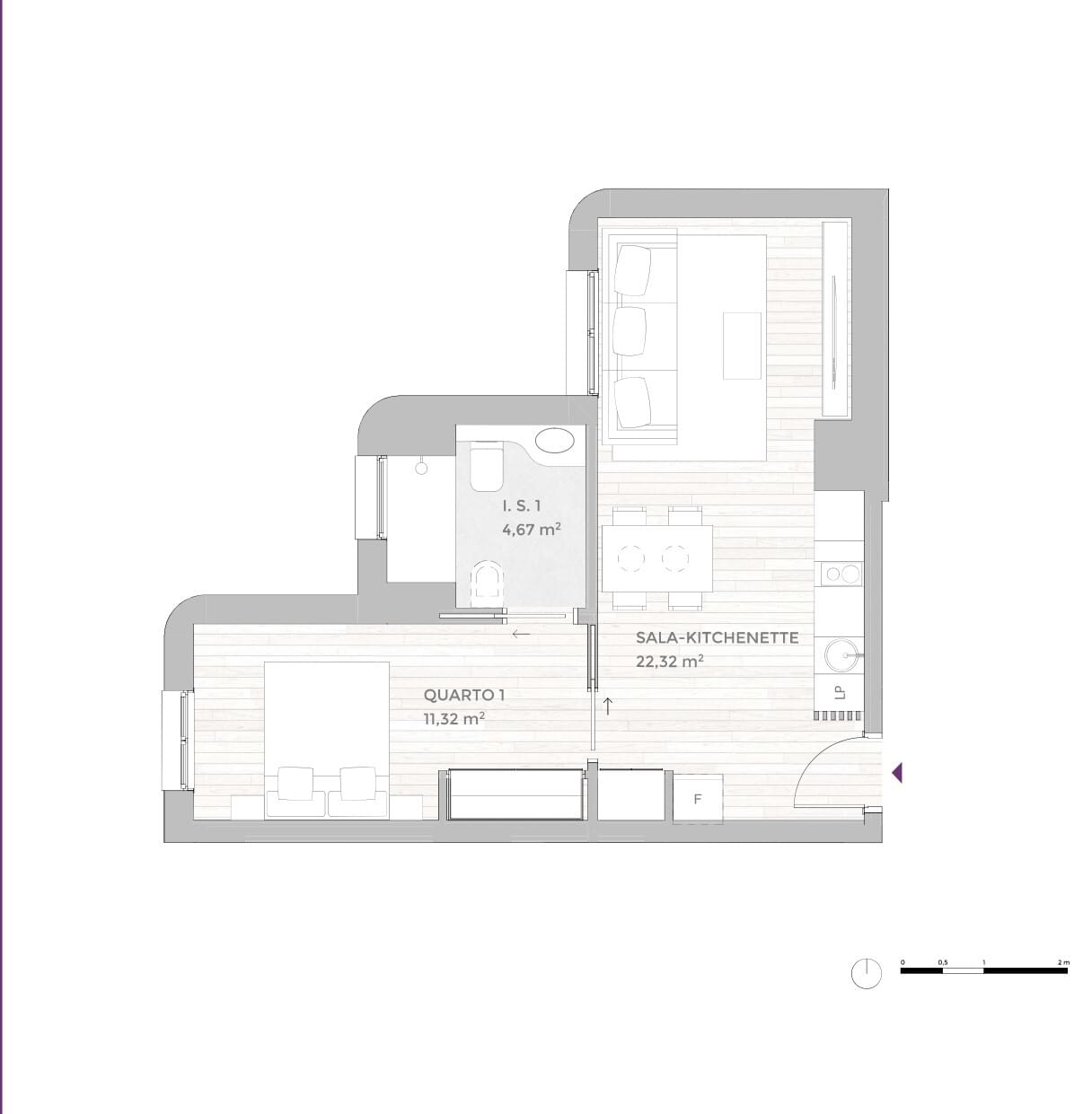 Apartamento T1 com piscina, Parque das Nações, Lisboa - Imagem 22