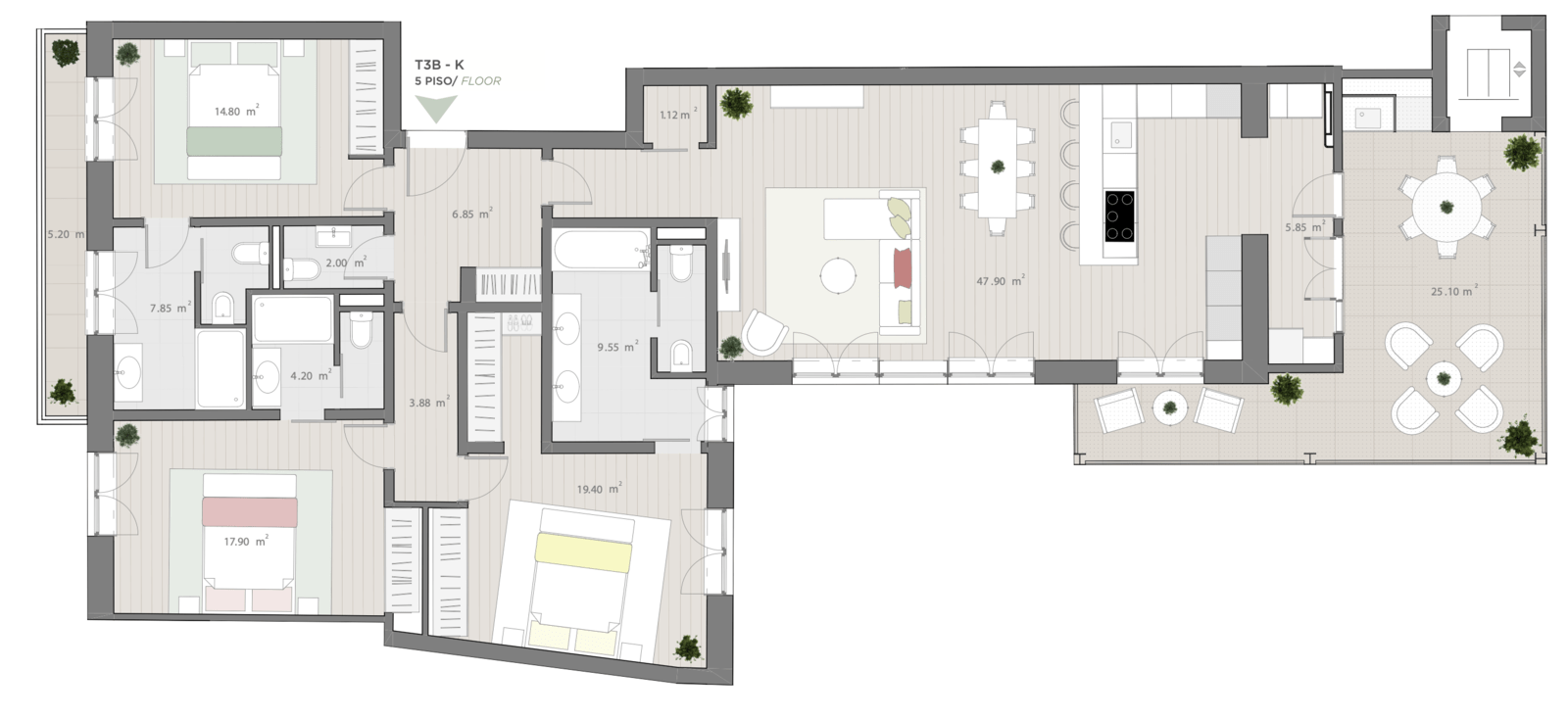 3 Bedroom Apartment/Flat's Image 34