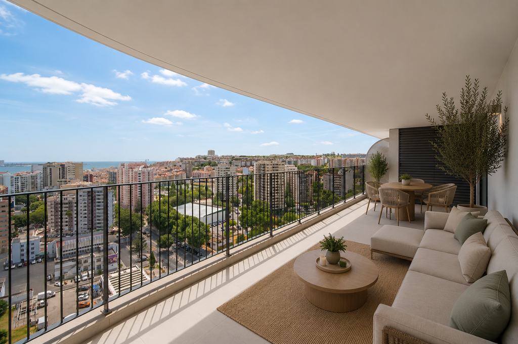 4 Bedroom Apartment with swimming pool, Miraflores, Oeiras